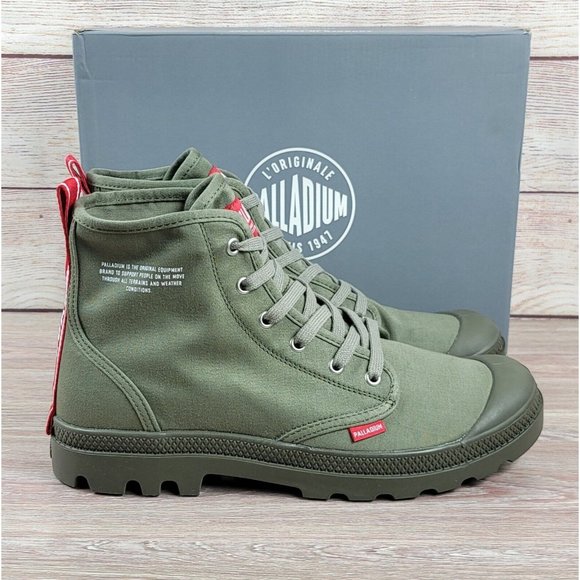 NEW Palladium Pampa Hi Combat Sneaker Boots Men's Size 13 Hiking Trail Shoes - Picture 3 of 10